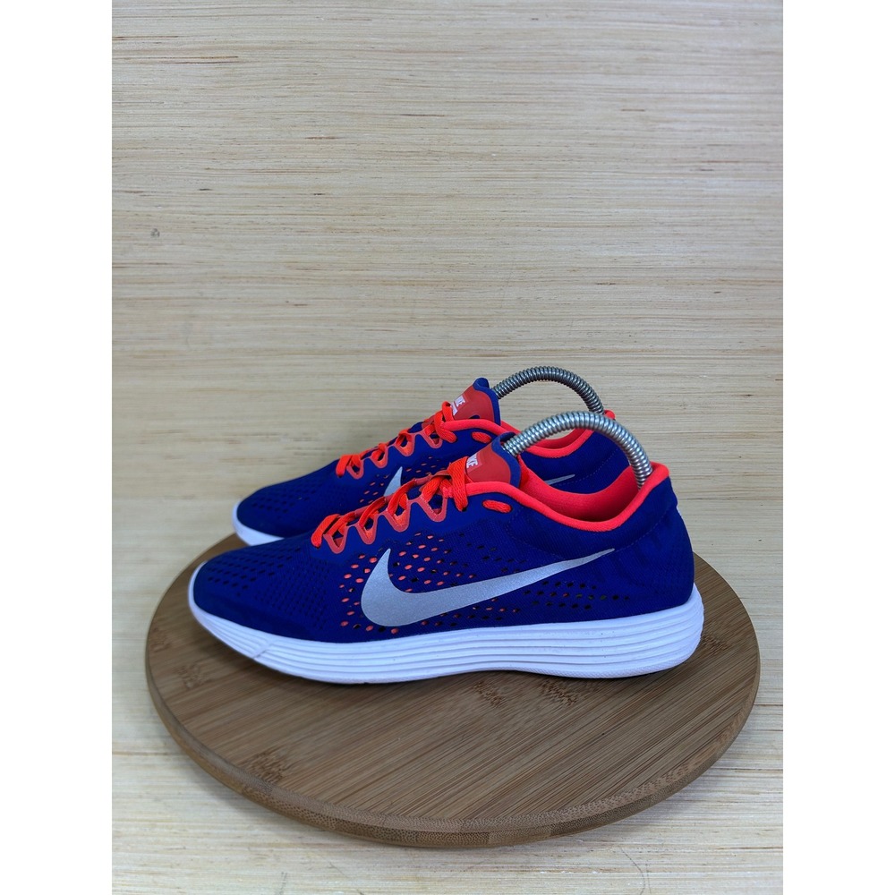 Nike Lunaracer 4 Mens 7 Running Shoes Blue Red 844562-414